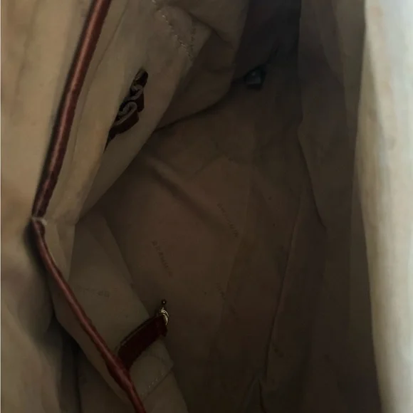 Brahmin Croc-Embossed Satchel - Deep Burgundy - Picture 4 of 9